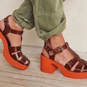 NEW Free People Pacific Fisherman Platform Sandal